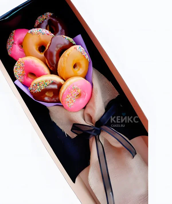 Букет из пончиков 1 Фото