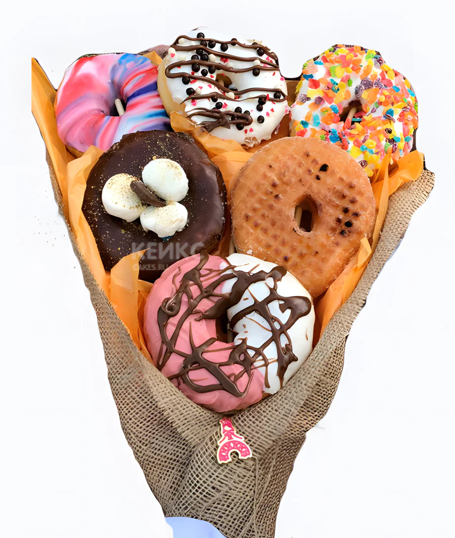 Букет из пончиков 2 Фото