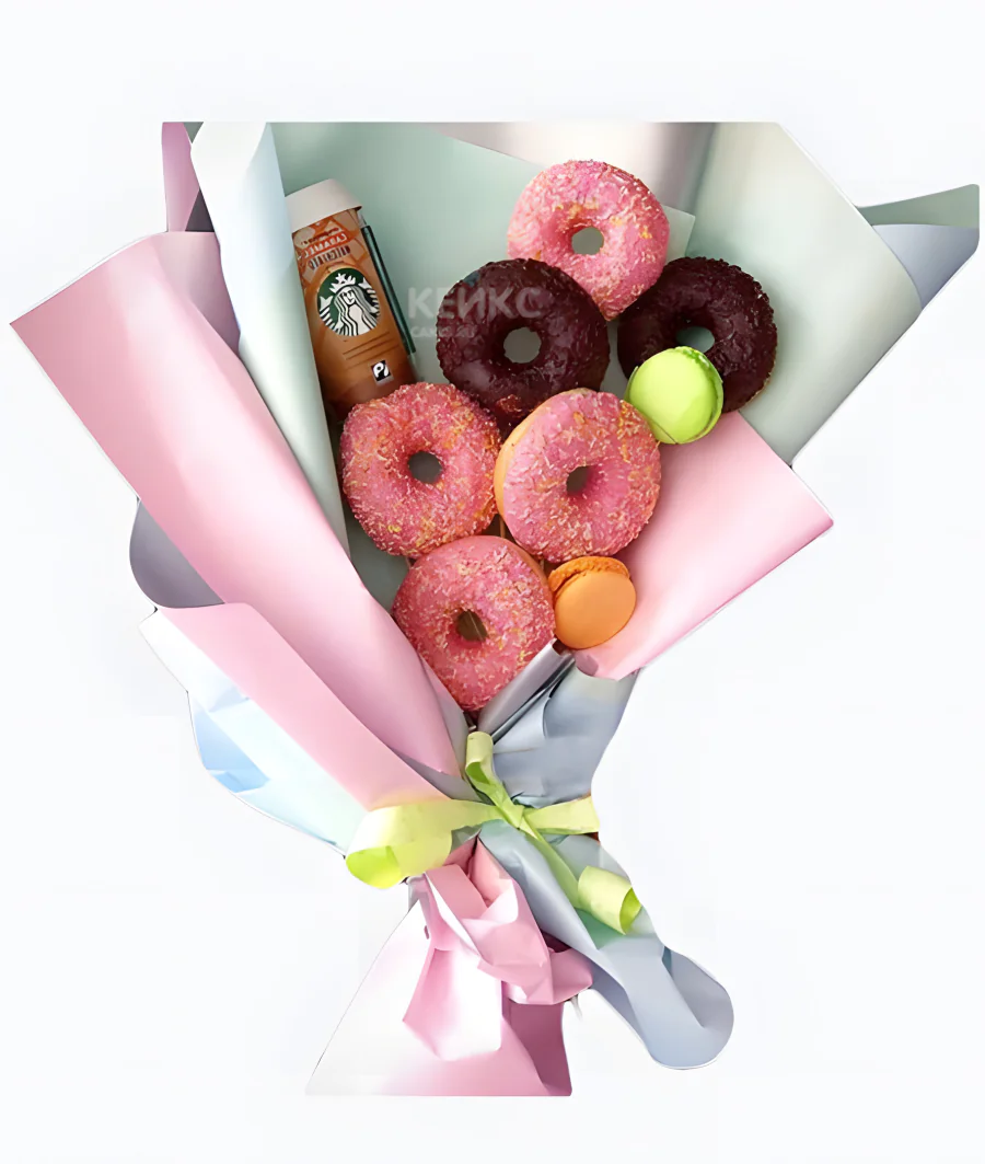 Букет из пончиков 3 Фото