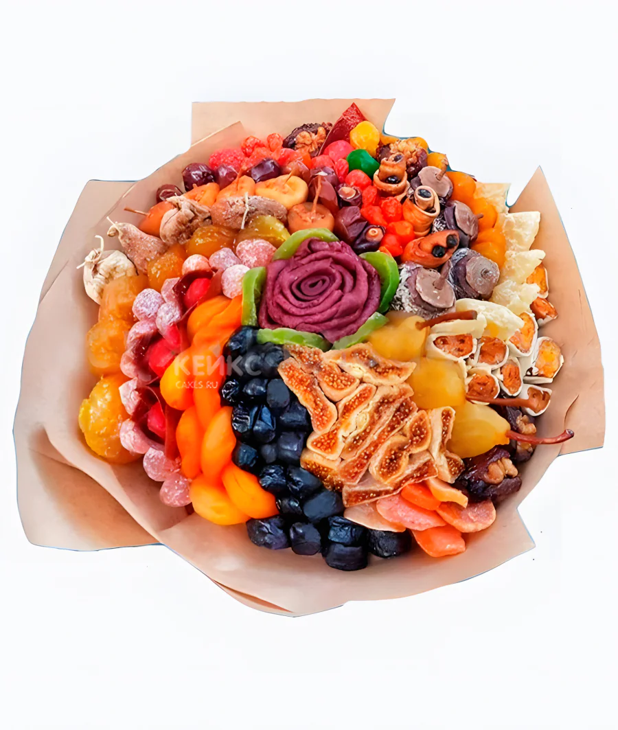 Букет из сухофруктов для мужчины 11 Фото