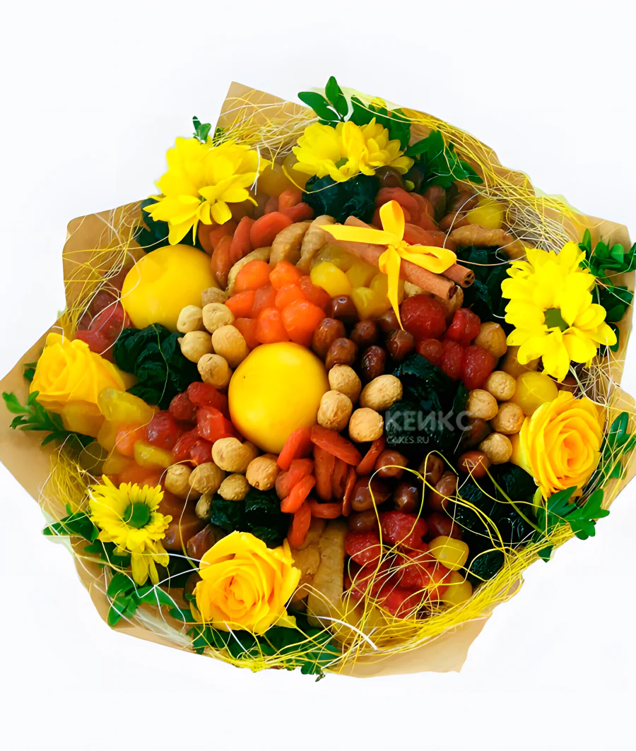 Букет из сухофруктов для мужчины 3 Фото