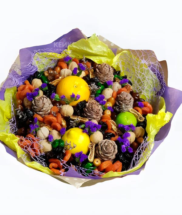 Букет из сухофруктов для мужчины 4 Фото