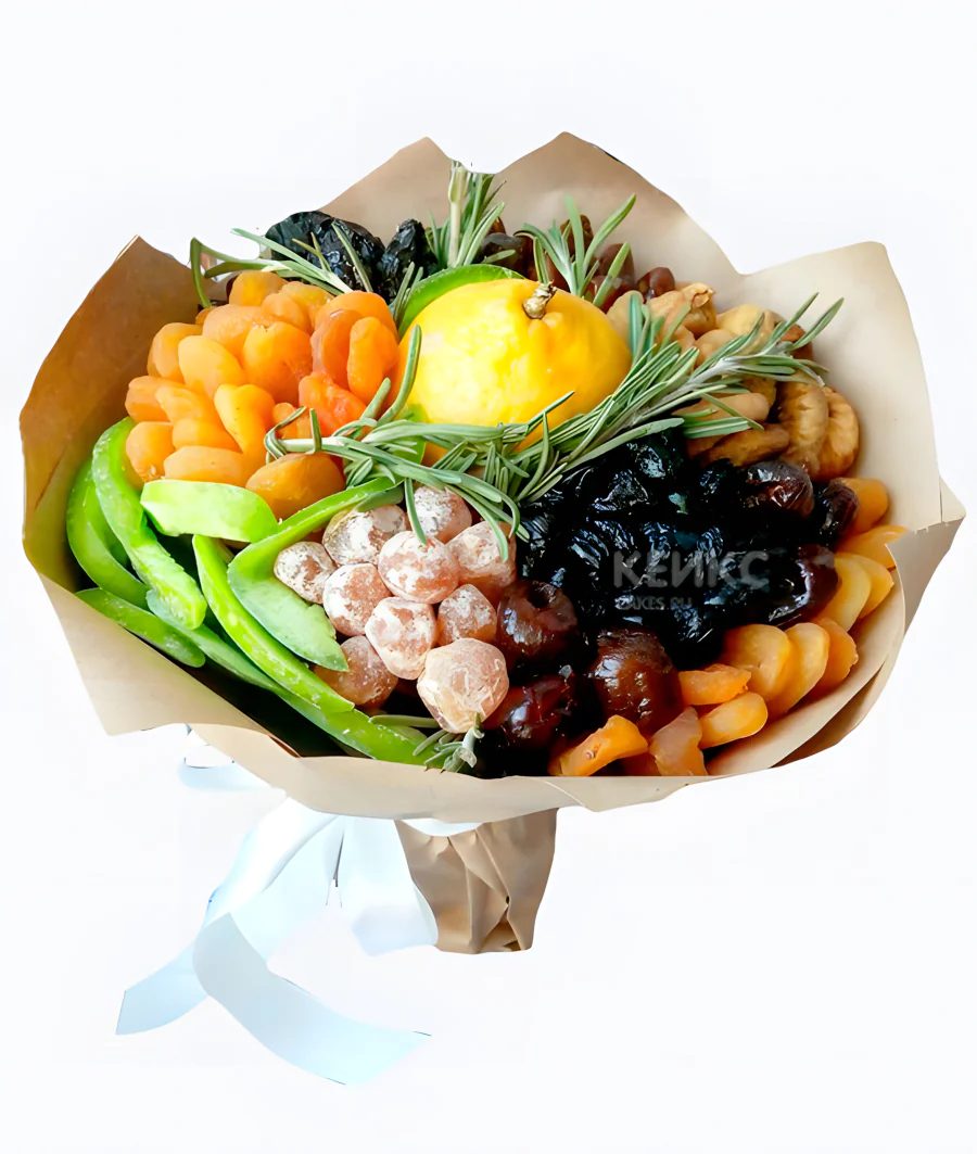 Букет из сухофруктов для мужчины 6 Фото