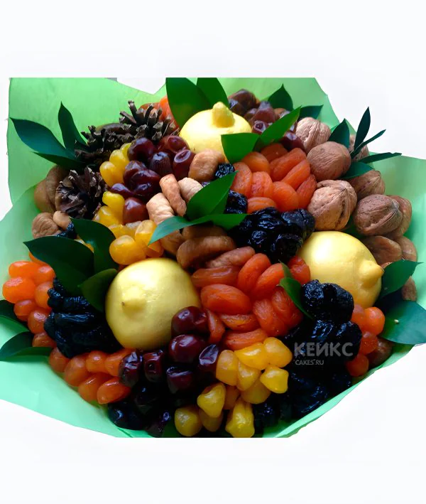 Букет из сухофруктов для мужчины 8 Фото