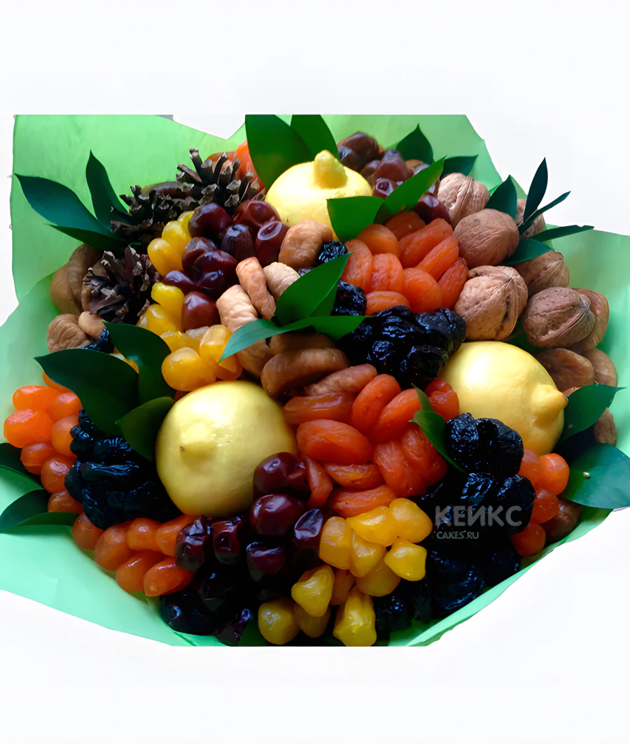 Букет из сухофруктов для мужчины 8 Фото