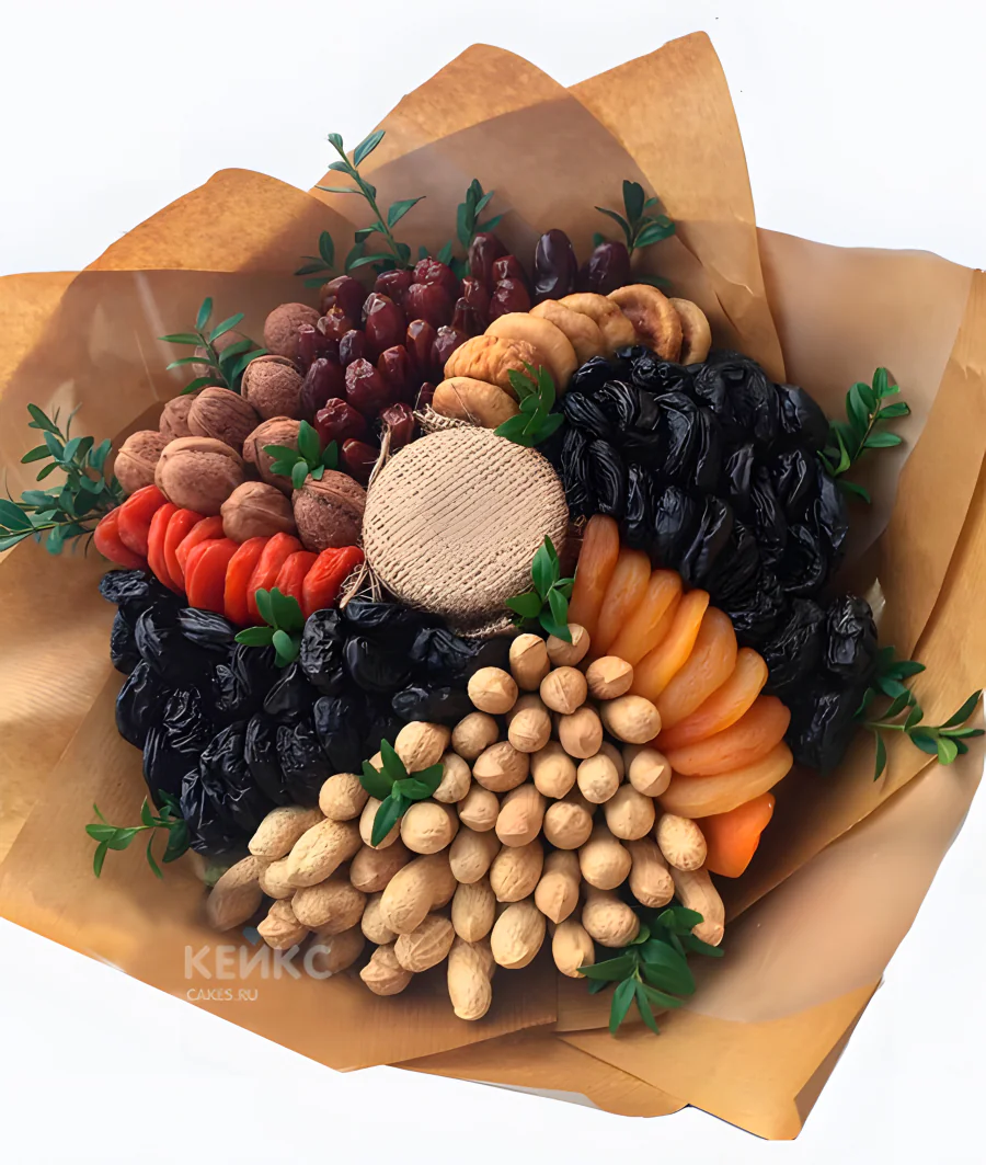 Букет из сухофруктов для мужчины 9 Фото