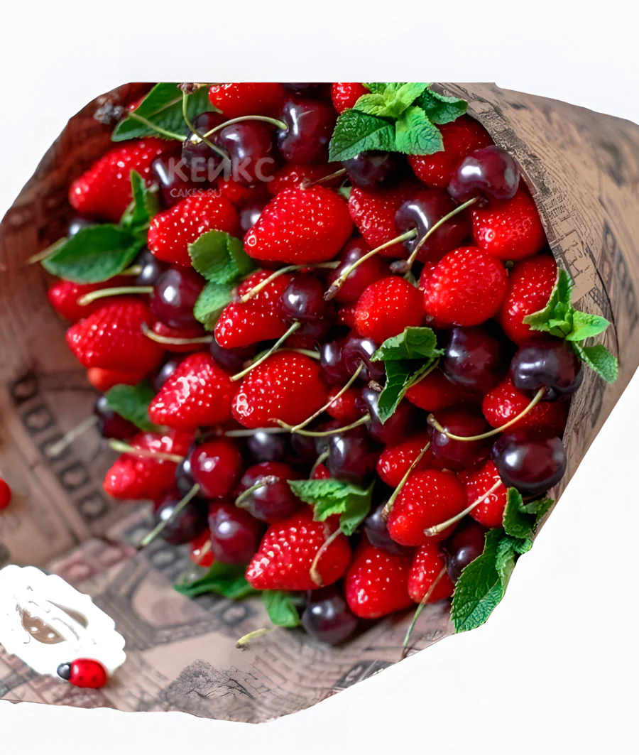 Букет из вишни 2 Фото