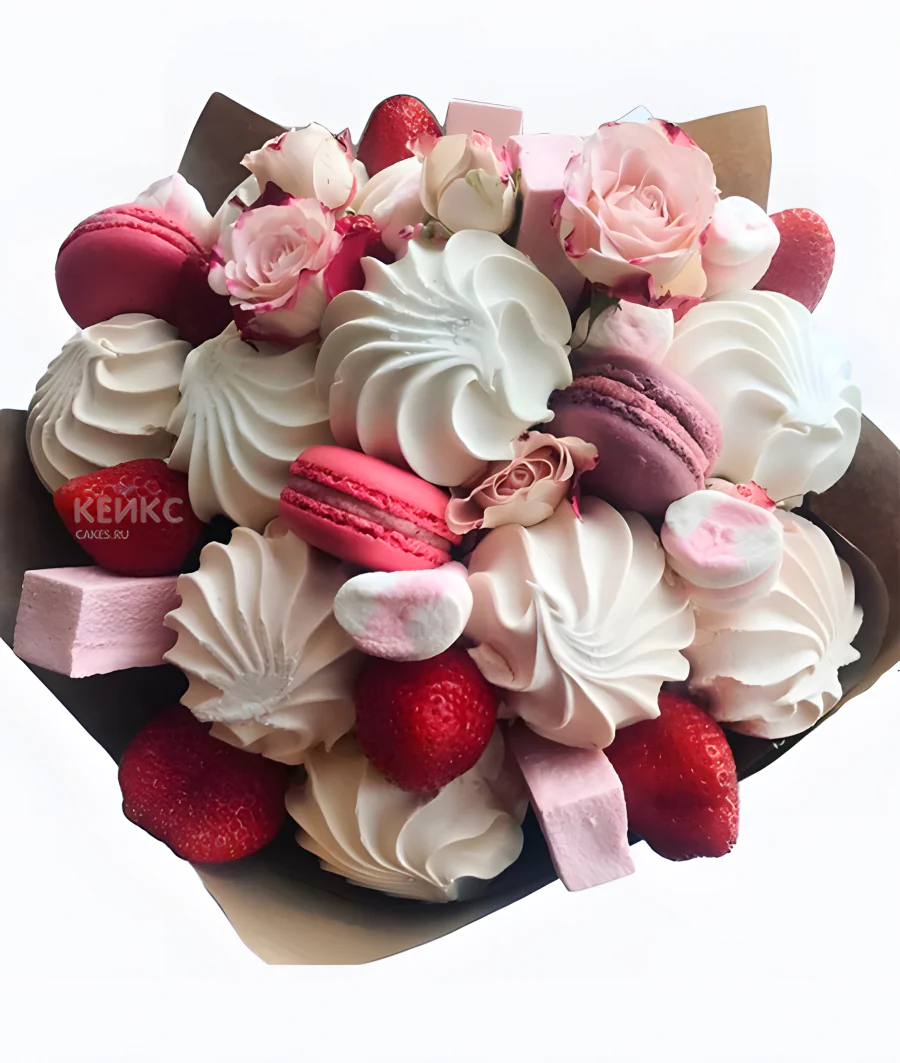 Букет из Зефира и Конфет 2 Фото