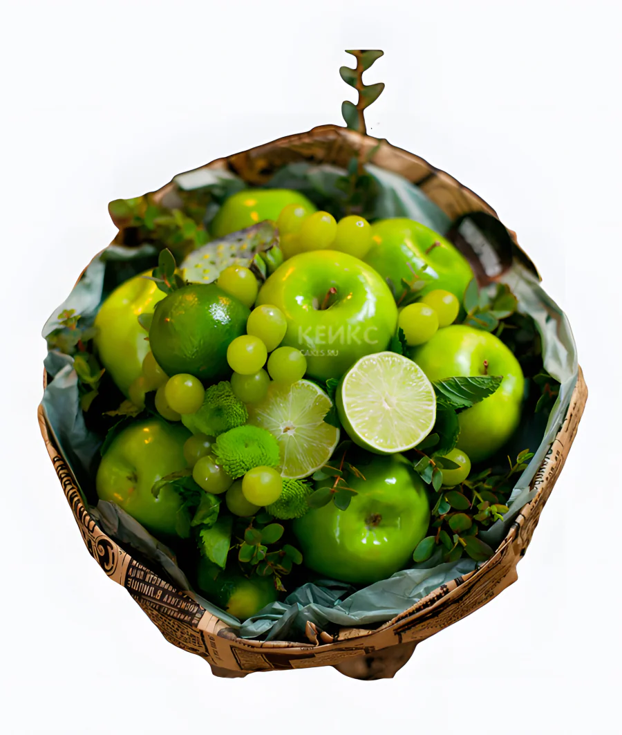 Букет из зеленых яблок 8 Фото
