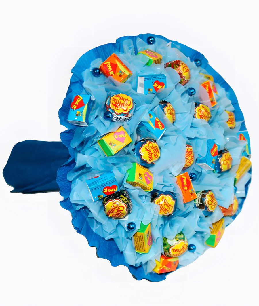 Букет из жвачки 1 Фото