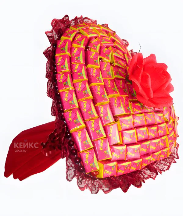 Букет из жвачки 3 Фото