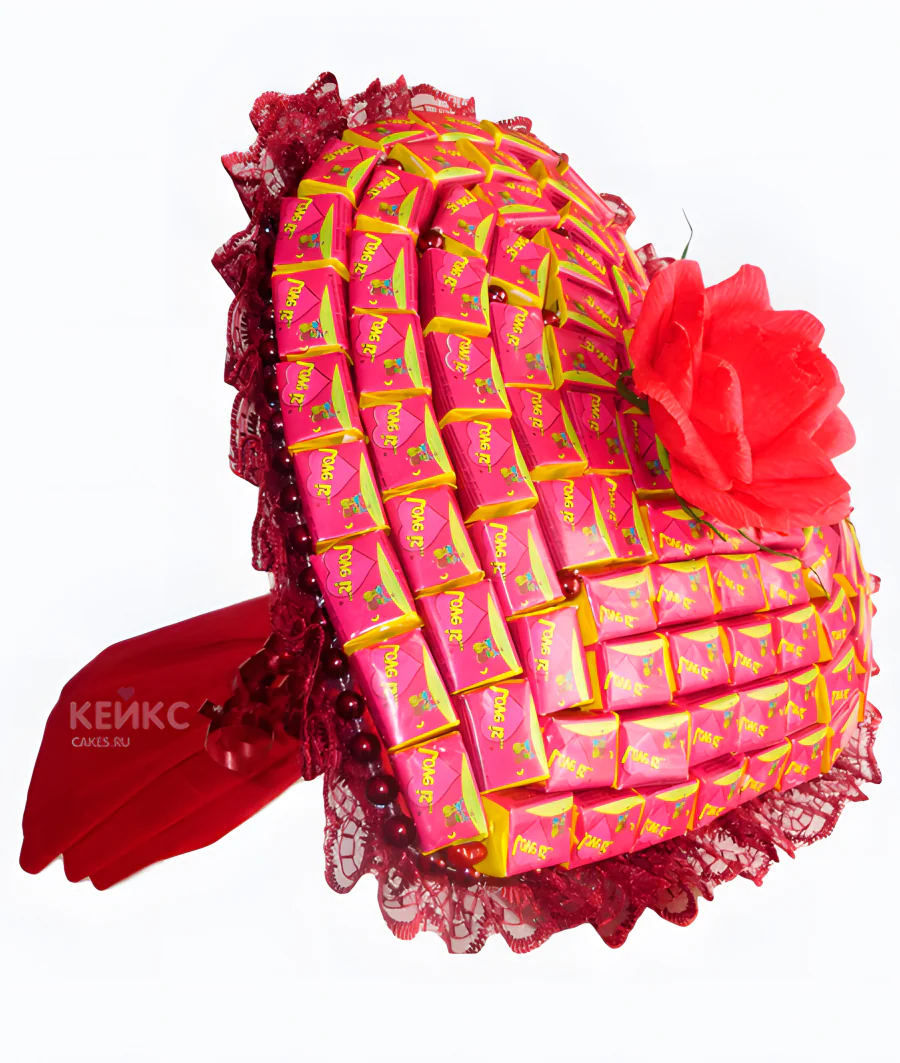 Букет из жвачки 3 Фото