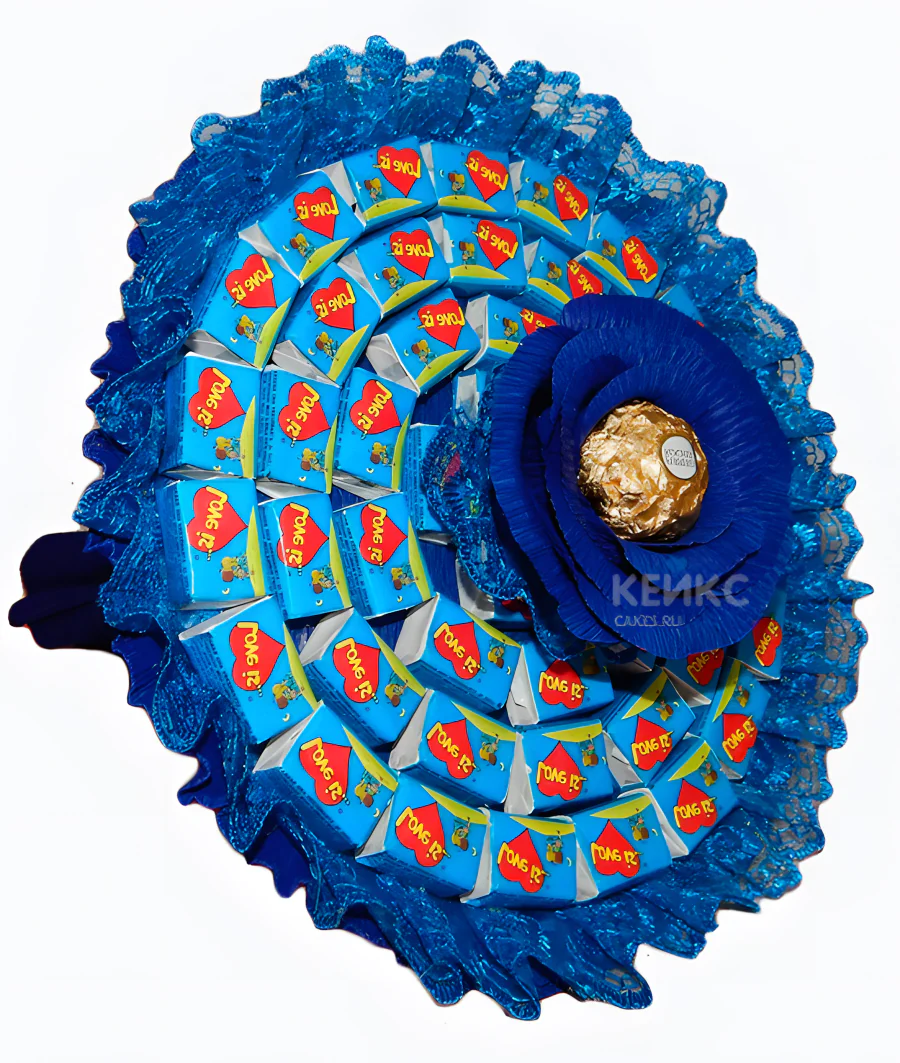 Букет из жвачки Фото