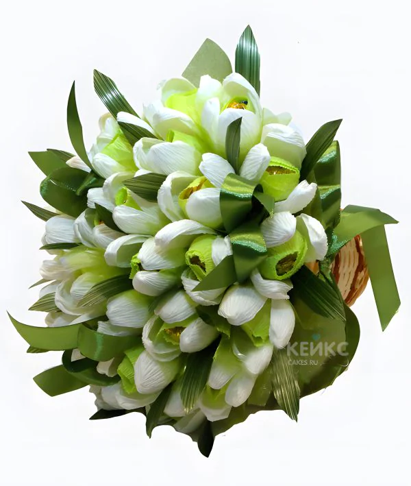 Букет конфеты подснежник 5 Фото