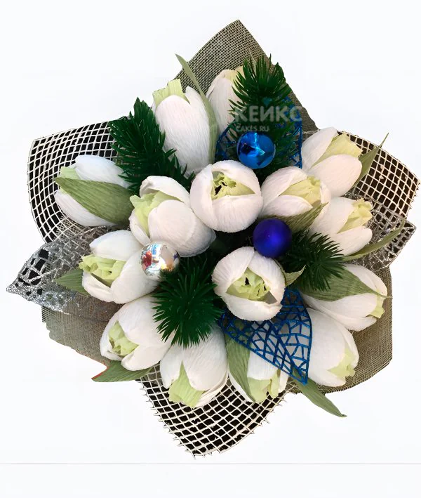 Букет конфеты подснежник Фото