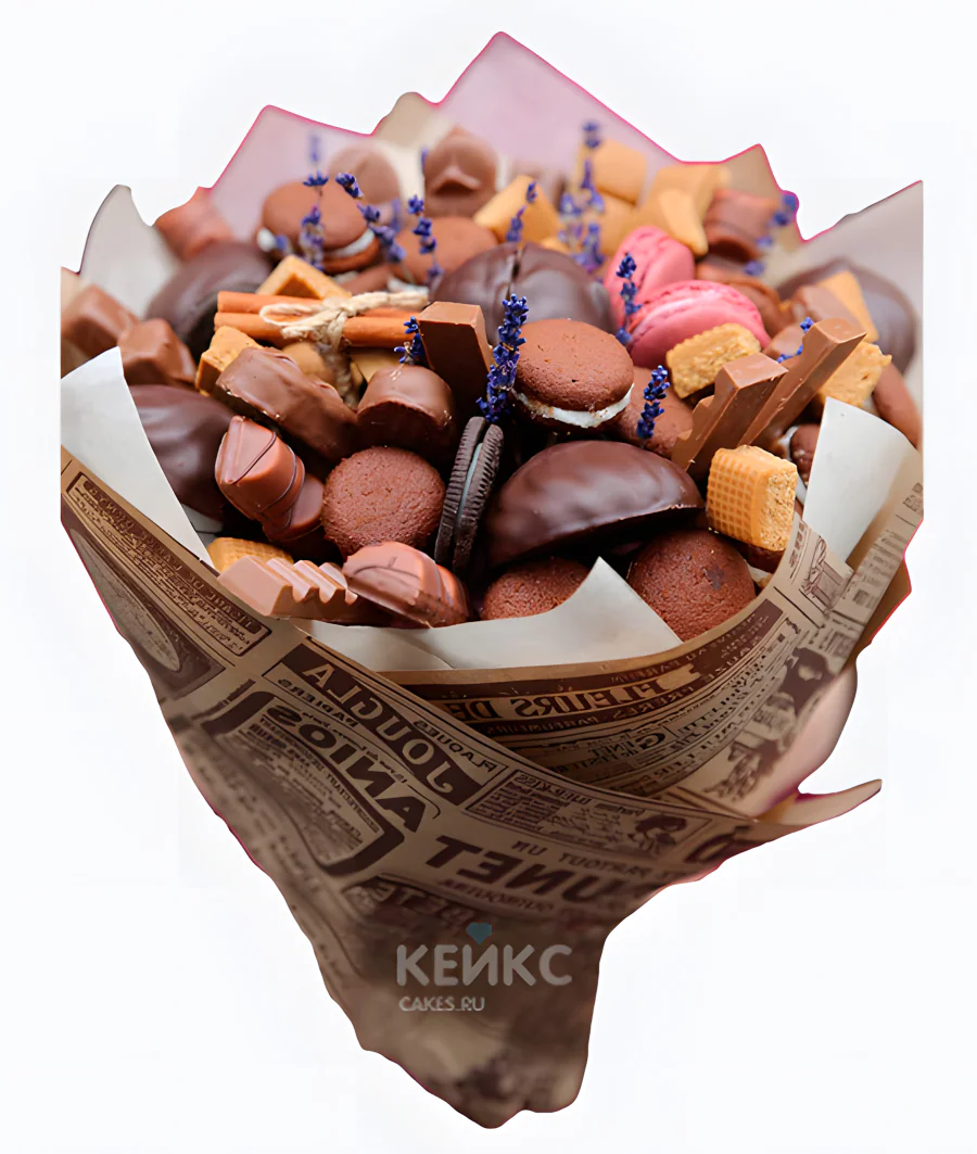Букет маме с конфетами 2 Фото