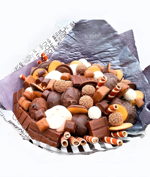 Букет маме с конфетами 3 Фото