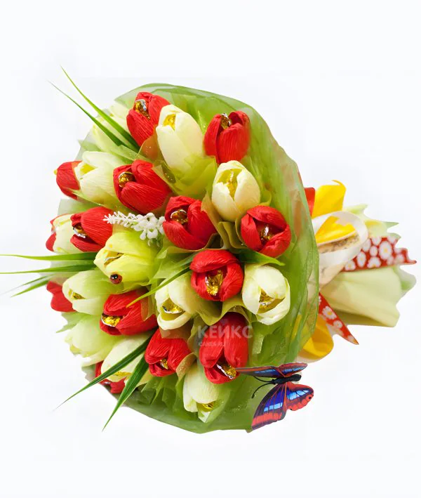 Букет мини из конфет 1 Фото