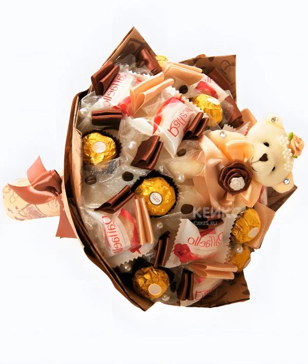 Букет мини из конфет 2 Фото