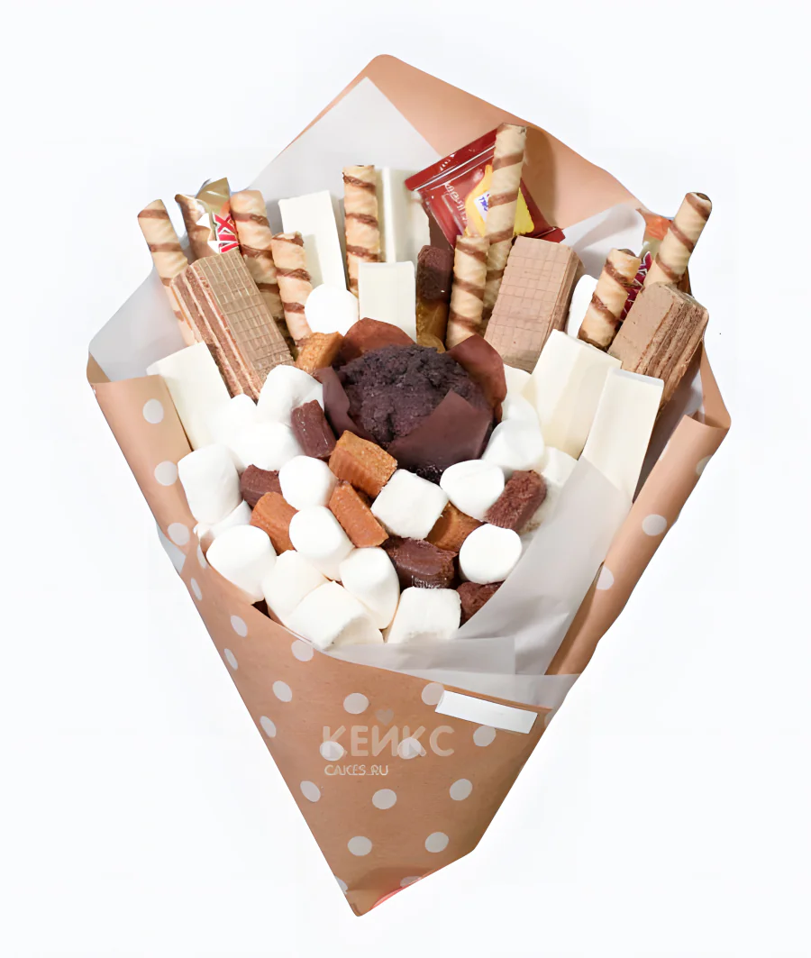 Букет мини из конфет 4 Фото