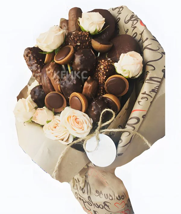 Букет мини из конфет 7 Фото