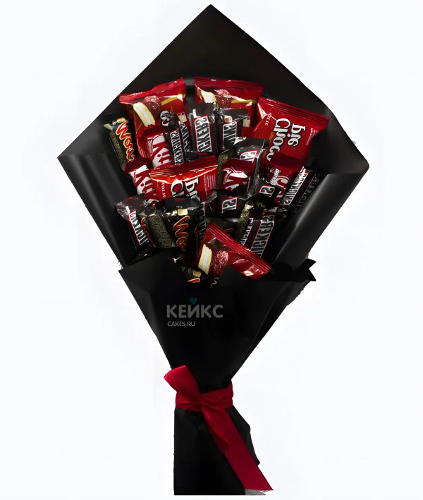 Букет мини из конфет 8 Фото