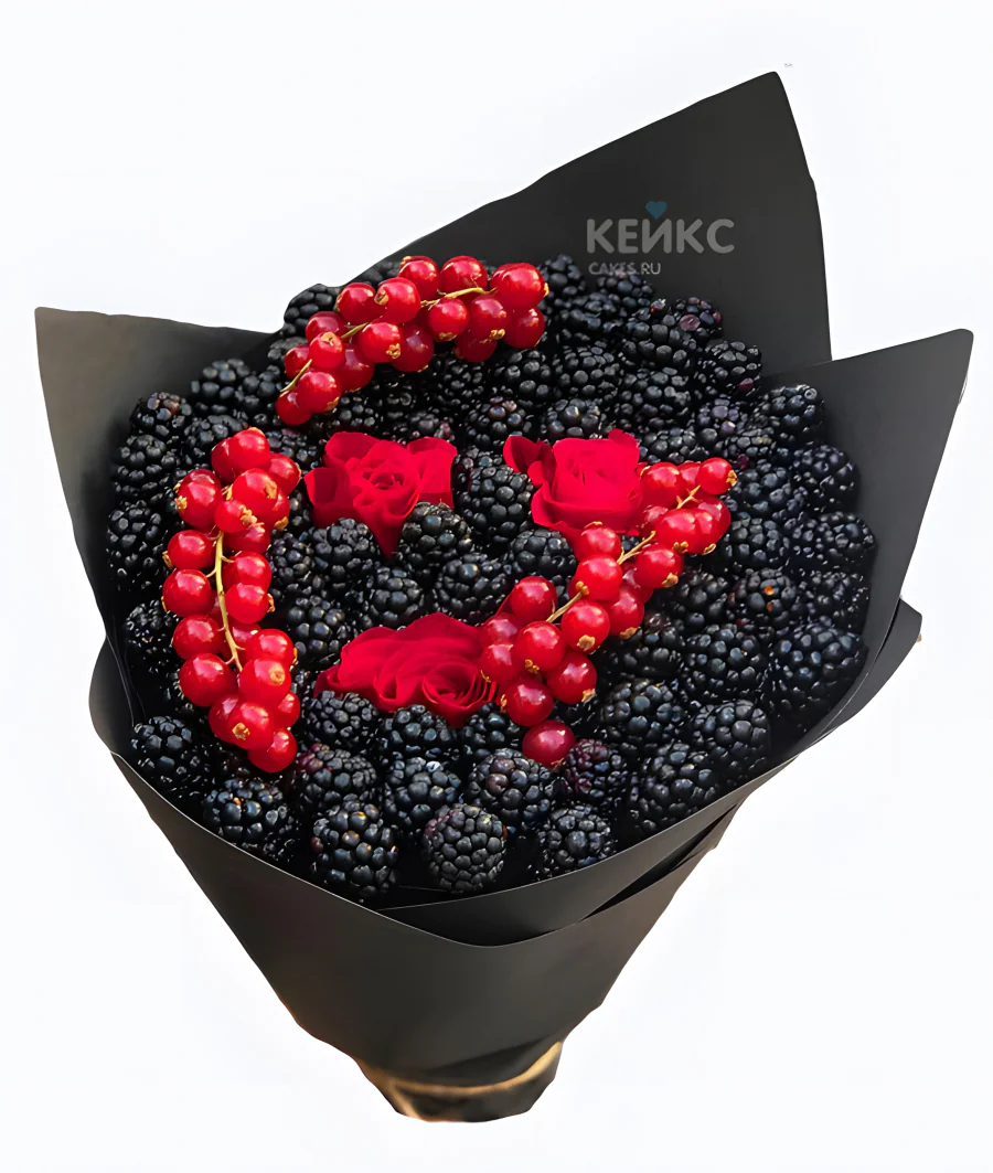 Букет мужской с фруктами 1 Фото