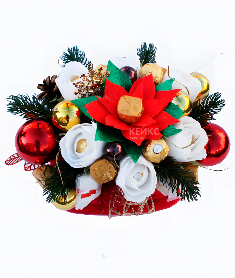 Букет на новый год для женщины 2 Фото