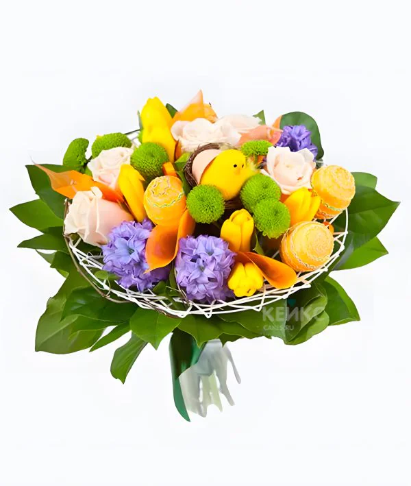 Букет на пасху Фото