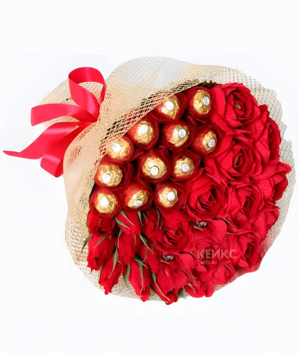 Букет оригинальный из конфет 5 Фото