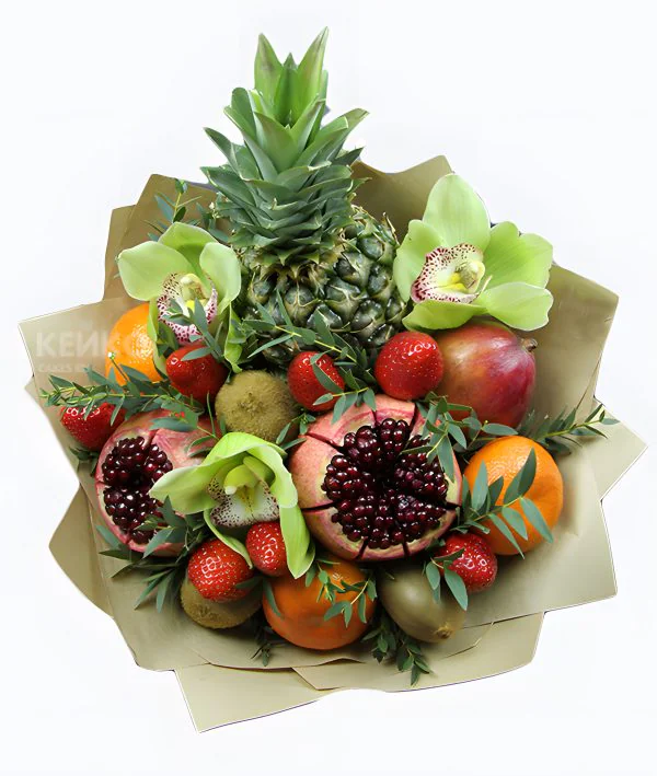 Букет с ананасами 2 Фото