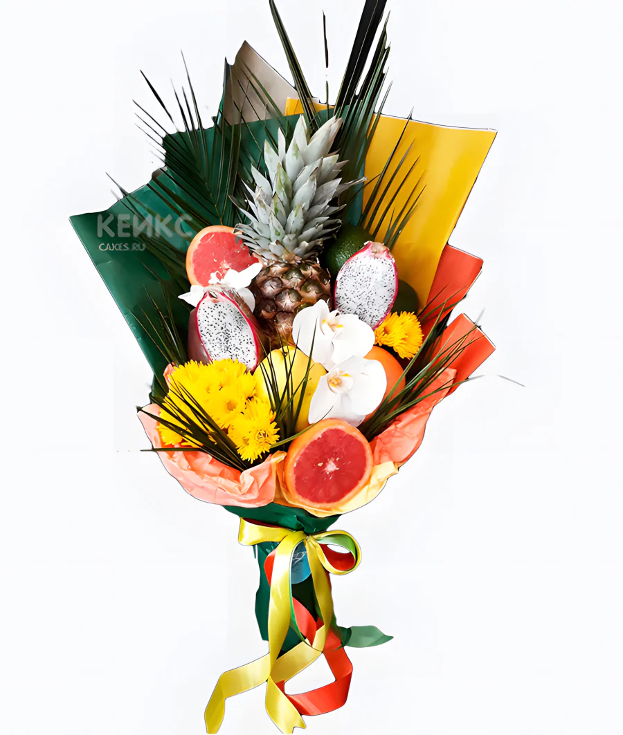 Букет с ананасами 7 Фото