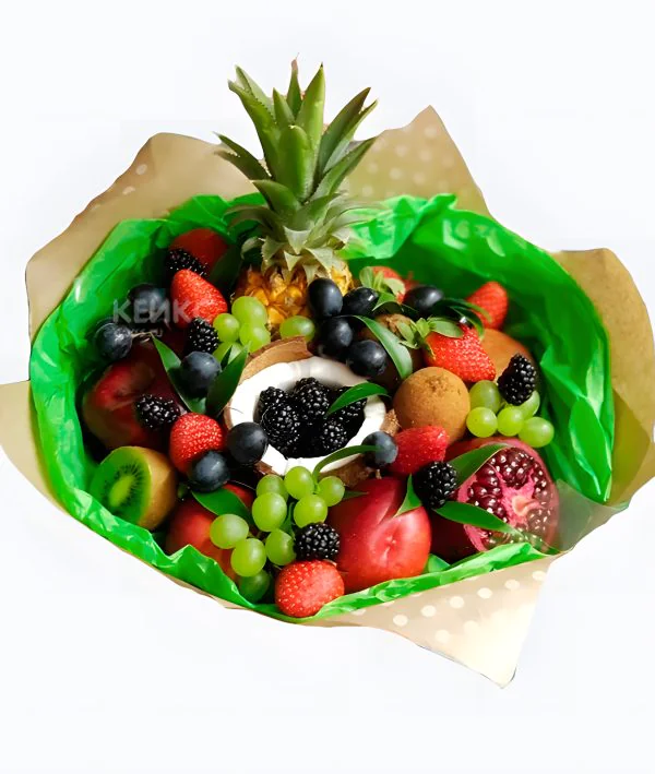 Букет с ананасами Фото