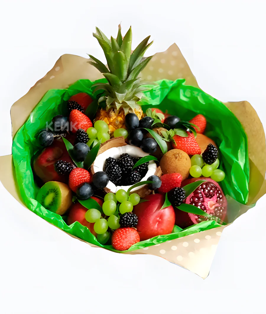 Букет с ананасами Фото