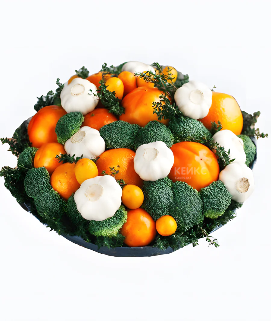 Букет с брокколи 1 Фото