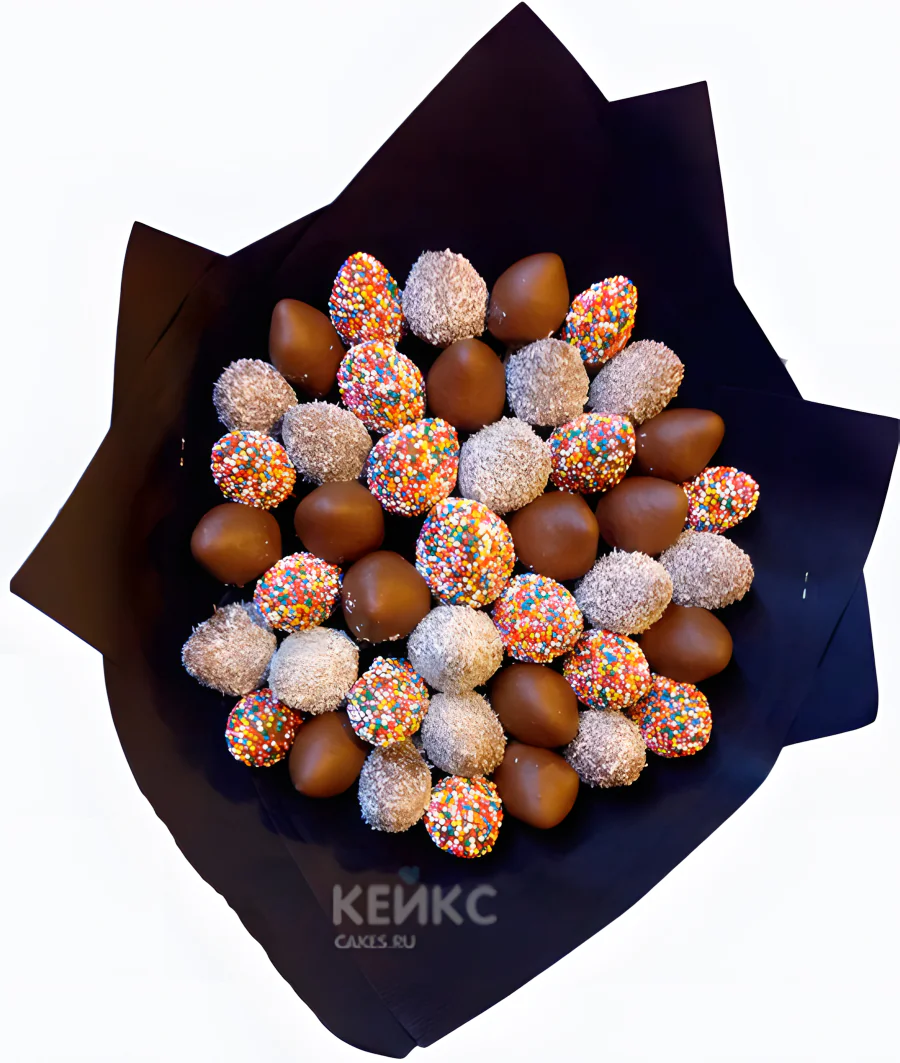 Букет с фруктами в шоколаде 2 Фото