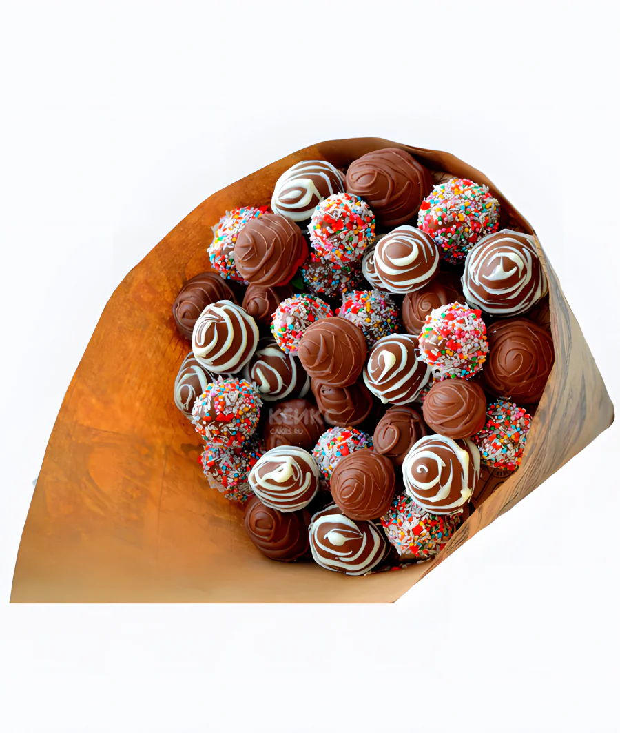 Букет с фруктами в шоколаде 3 Фото