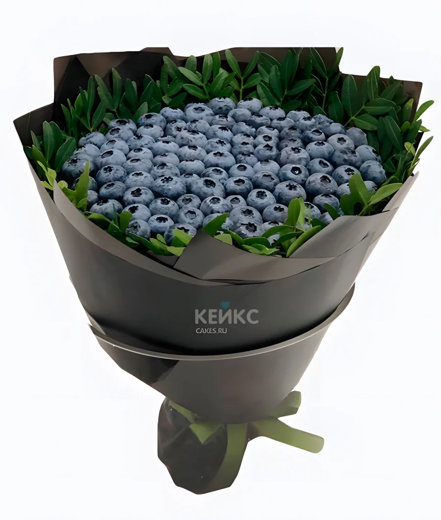 Букет с голубикой Фото