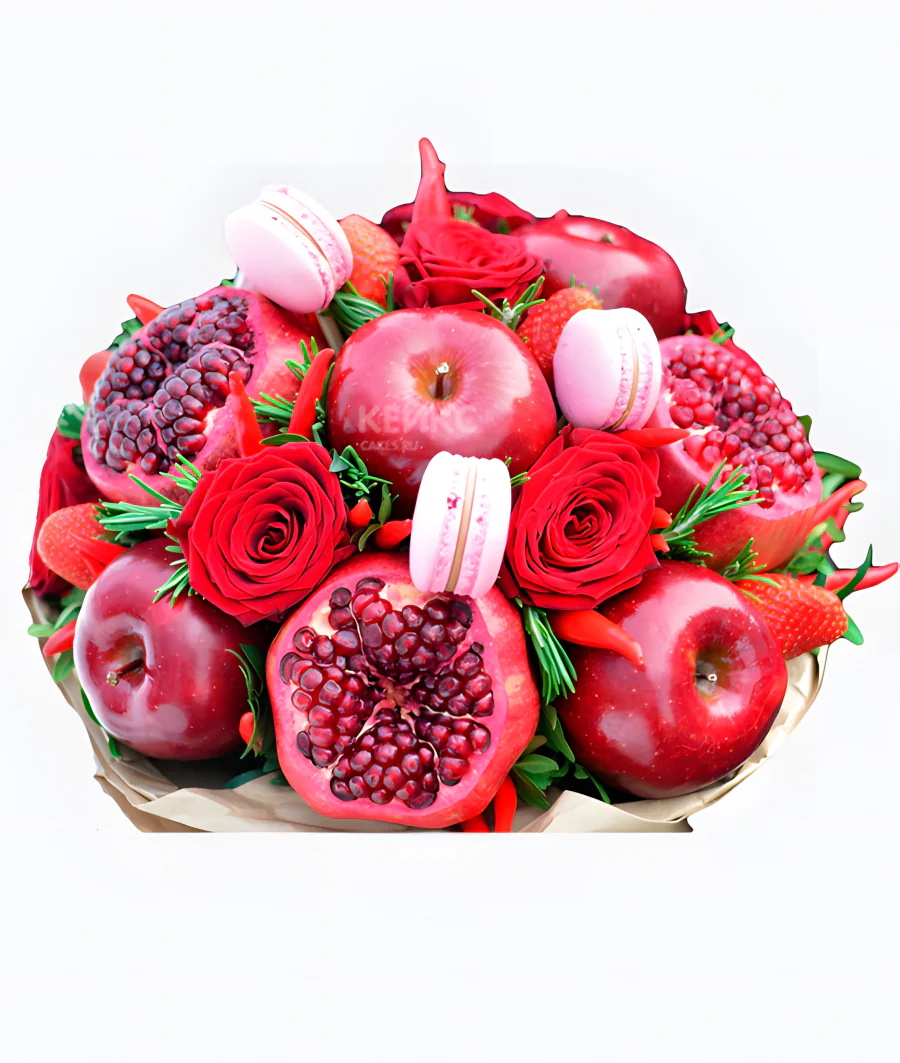 Букет с гранатом 2 Фото