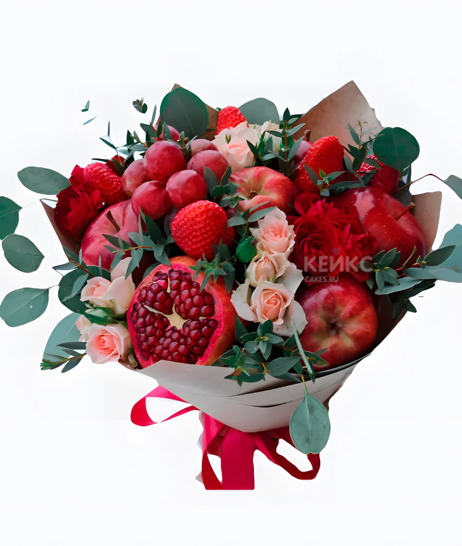 Букет с гранатом 4 Фото