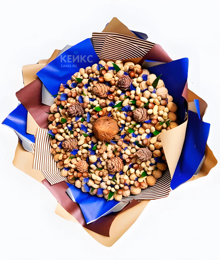 Букет с грецкими орехами 2 Фото