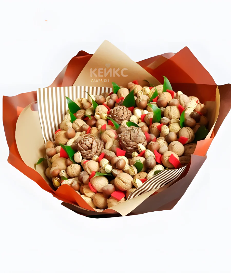 Букет с грецкими орехами 3 Фото