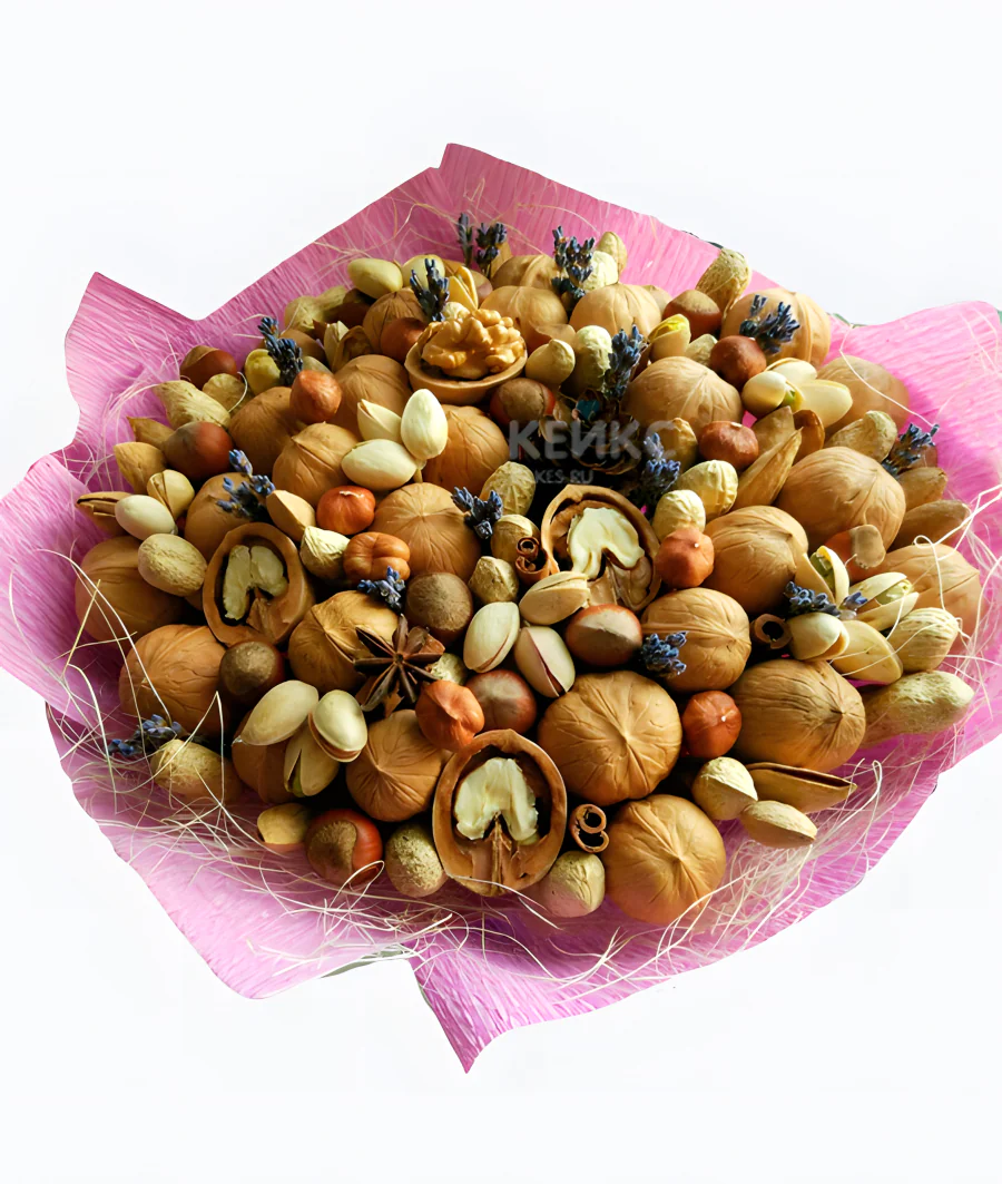 Букет с грецкими орехами 4 Фото