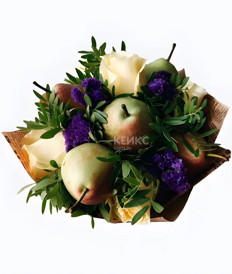Букет с грушами 3 Фото