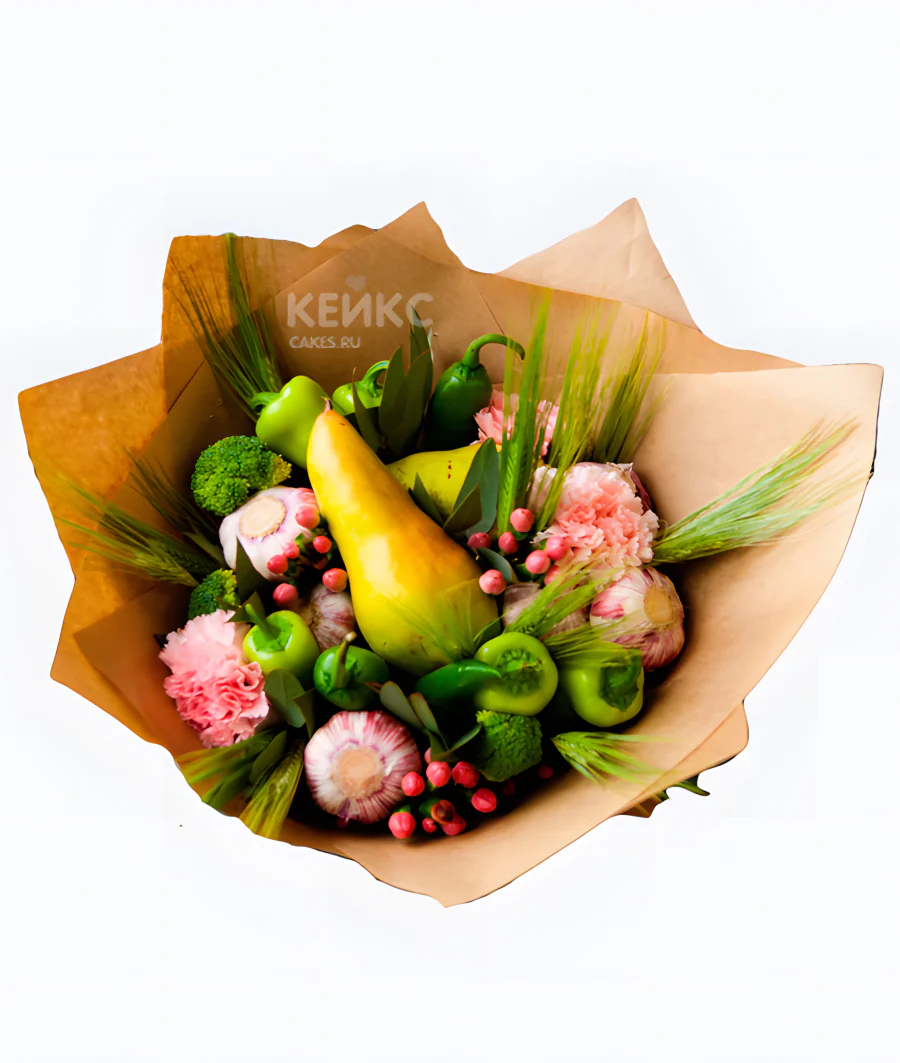 Букет с грушами 4 Фото