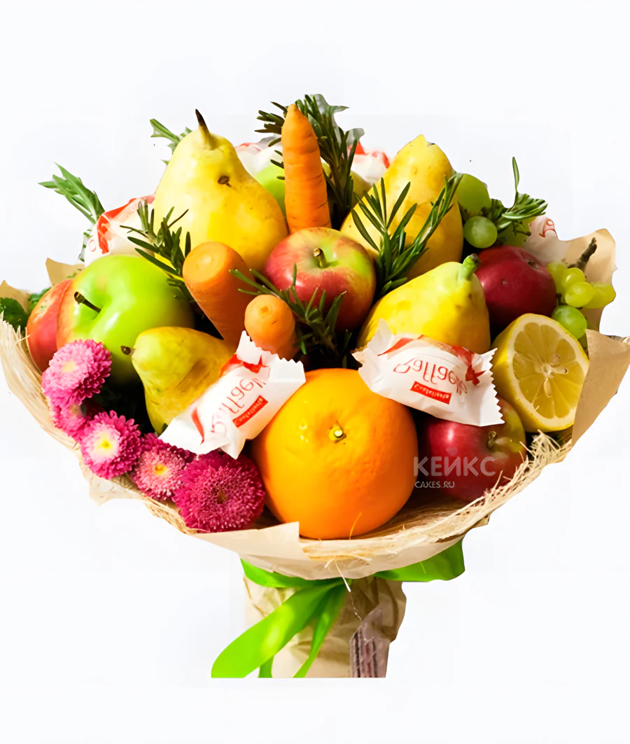 Букет с грушами 5 Фото