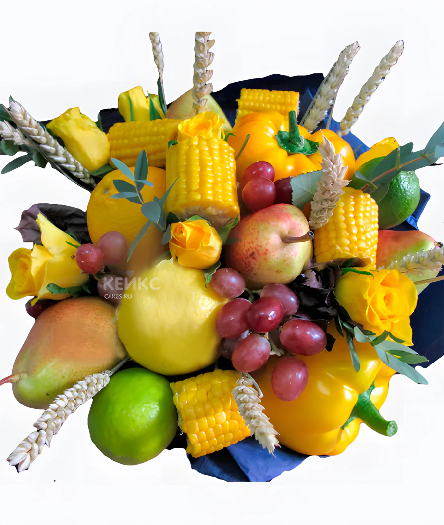 Букет с грушами Фото