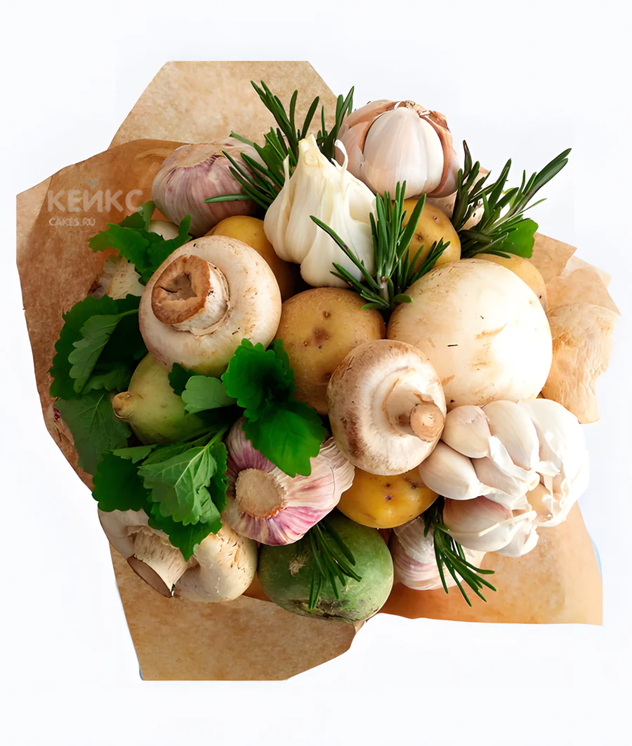 Букет с картошкой 1 Фото