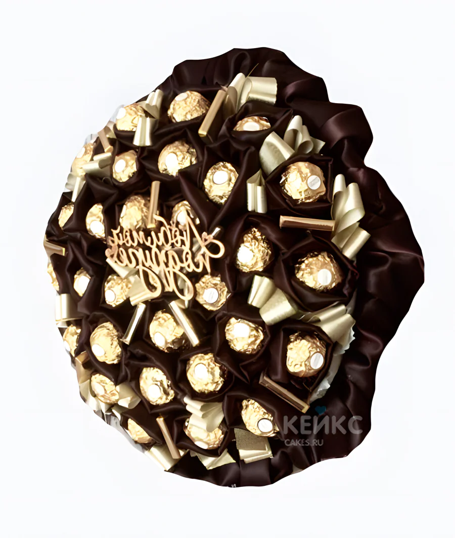 Букет с конфетами Ферреро роше 3 Фото