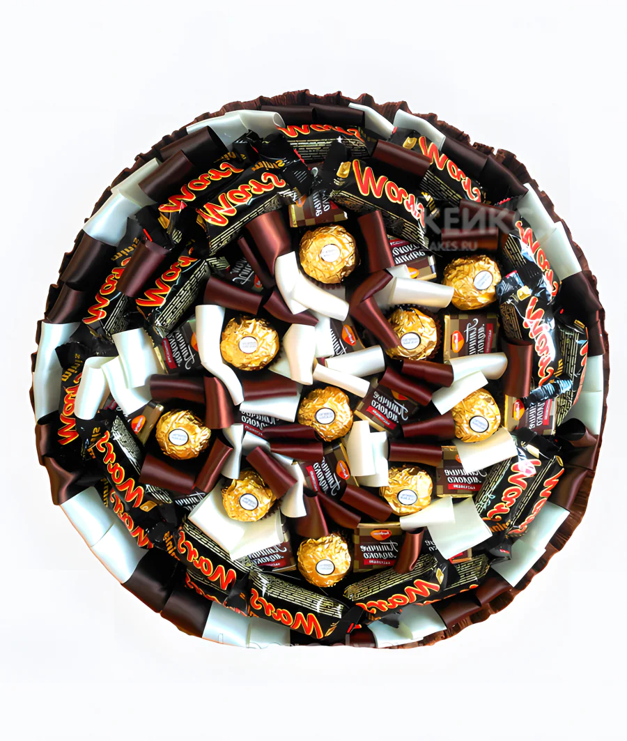 Букет с конфетами Ферреро роше 4 Фото